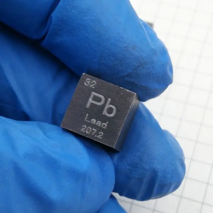 1 шт. свинец Pb Металл 10 мм Плотность куб 99.99% чистый для коллекции элементов