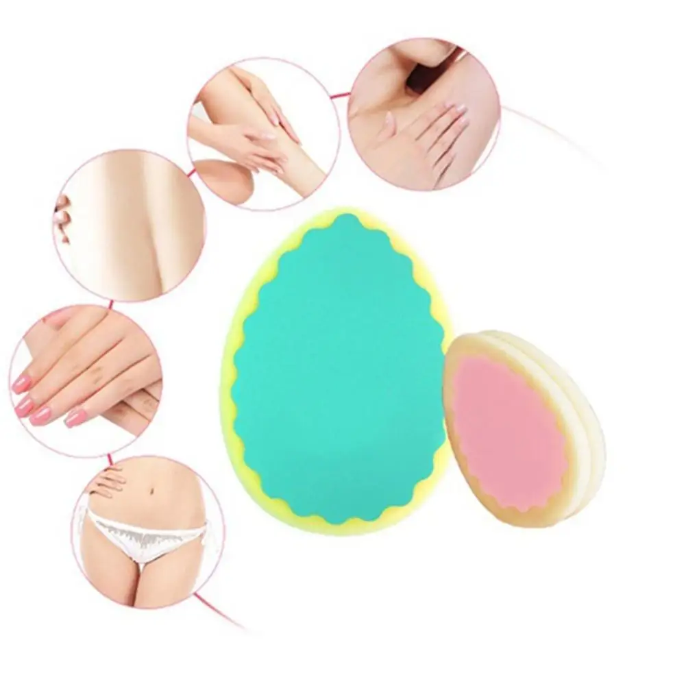 Magic Painless Sponge Hair Removal Depilation Sponge Pad Remove Hair Remover Effective Epilator Facial Body Hair 2