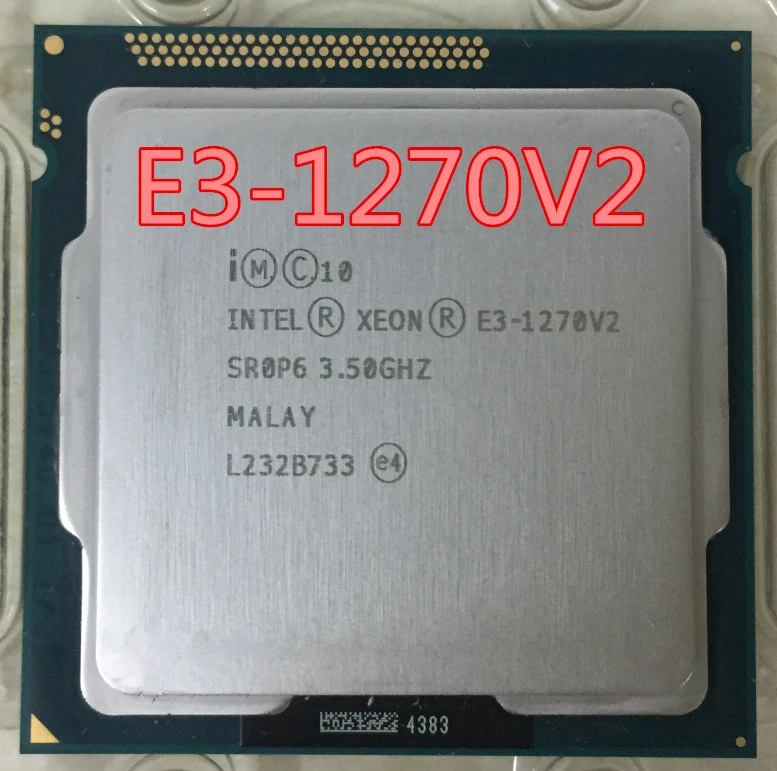 Intel Xeon Processor E3-1270 V2 e3-1270 V2  E3 1270 V2 Quad-Core Processor LGA1155 Desktop CPU core processor