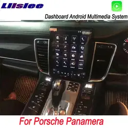 Liislee 2 din Android для Porsche Panamera большой экран Автомобильный мультимедийный плеер gps навигации Видео Радио Bluetooth