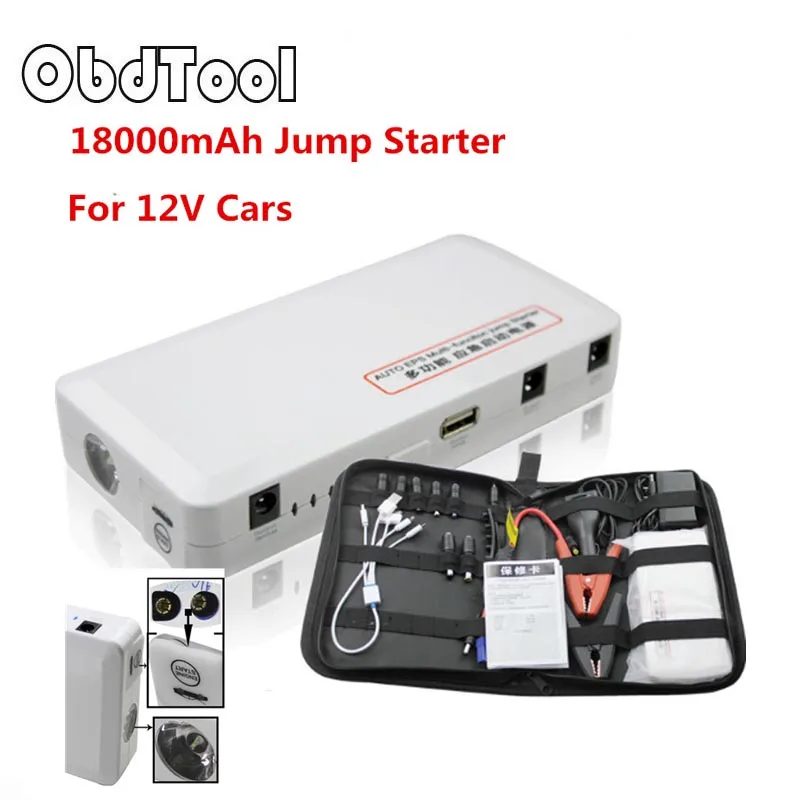 2018 Car Jump Starter 18000mAh Auto Engine EPS Emergency Charger font b Battery b font Source