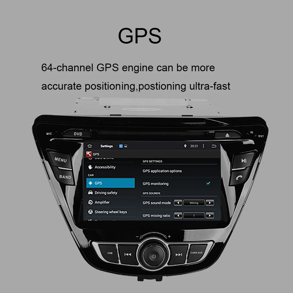 Discount 4GB RAM Android 9.0 Radio for HYUNDAI ELANTRA/AVANTE 2014-2015 Car DVD Player With GPS Navigation Radio +Tape Recorder+Map+Audio 3