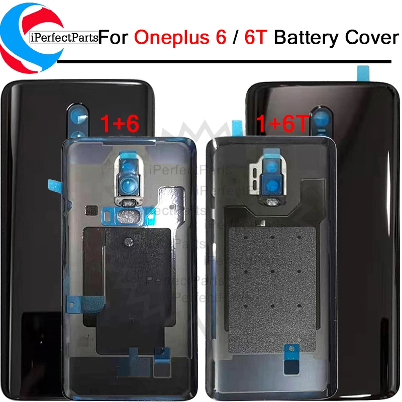 

New 6.28" cover For Oneplus 6 Battery Door Case Back Cover Rear Housing Case For One Plus 6 Replacement Parts For Oneplus 6