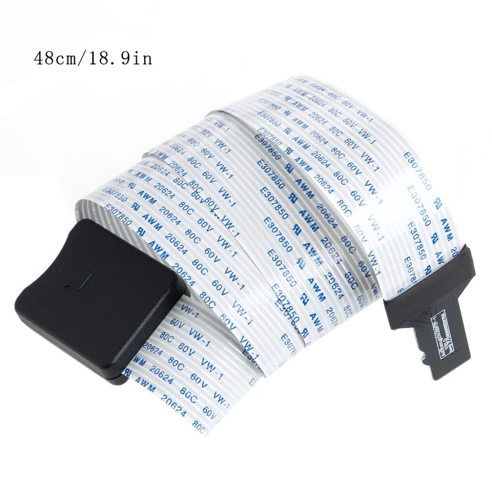 

TF Male To Micro SD Card Female Flexible Card Extension Cable Extender Adapter Reader for Car GPS Mobile Phone 25CM/48CM/60CM