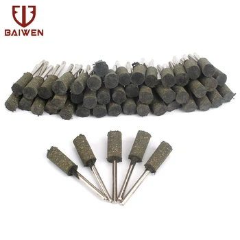 

10/30/50/100Pcs Rubber Grinding Head For Metal Polishing 8mm polishing head for shaping metal or iron surface.
