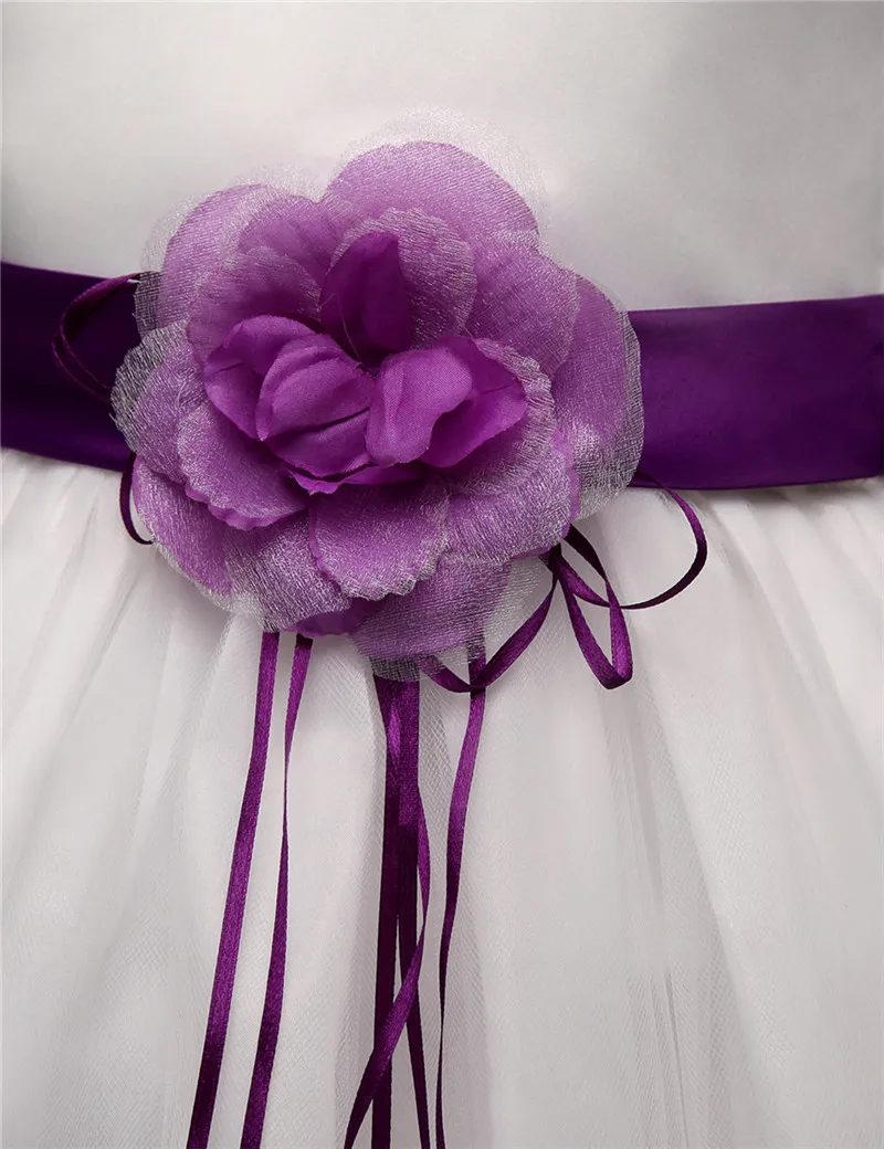 little girl skirt dress Flower Girl Baby Wedding Dress Fairy Petals Children's Clothing Girl Party Dress Kids Clothes Fancy Teenage Girl Gown 4 6 8 10T baby dresses cheap