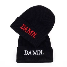 Блин Шапки для мужчины и женщины вышитые блин. Теплая шапка в стиле хип-хоп, сшитая Kendrick lamar, неструктурная шапка