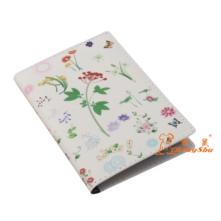  Russian Waterproof Pu Leather Custom  Women Men Travel Zipper Passport Carrier Cover Wallet Organizer Bag Card Holder Case 