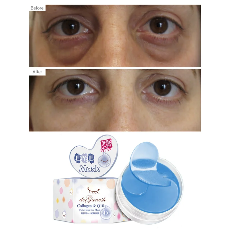 

New Blueberry Eye Patches and Coats Mask Collagen Gel Protein Sleep Removal Dark Circles Eye Bag Eye Care 40Pcs / Bottle TSLM1