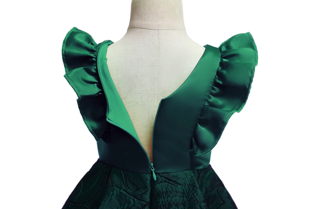 Floral Girl Dresses 2019 Summer Princess Costumes Wedding Child Clothing Ruffles Kids Dress For Girls Formal Prom Gowns 10 Years (10)