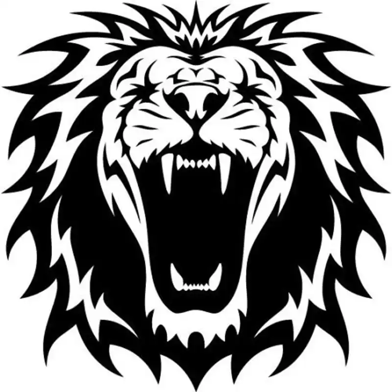20x20cm Singa Yang Mengaum Hitam Perak Vinyl Decals Motor Mobil Stiker Mobil Styling S6 2007 Stiker Mobil Perak Vinylstiker Motor Aliexpress