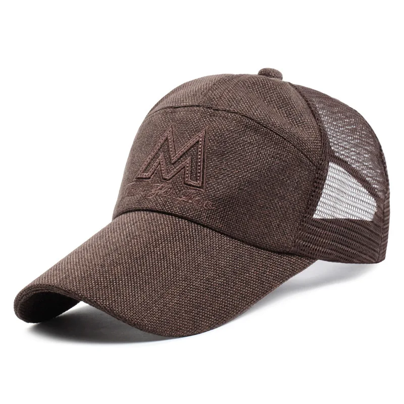 Dropshipping Лето Для Мужчин's Sun Hat Открытый ВС Бейсбол Net Кепки дышащая