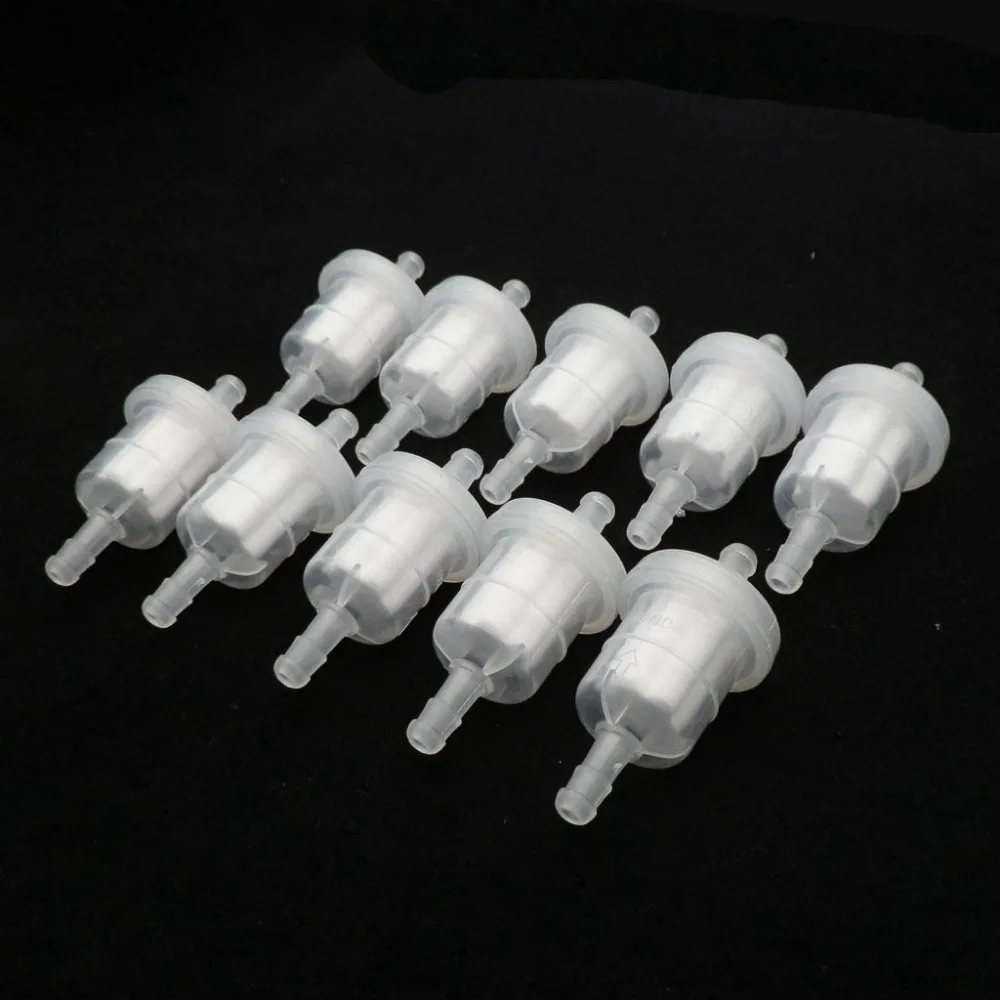 10 x Gas Fuel Filter for MOTORCYCLE GY6 Moped Scooter Dirt