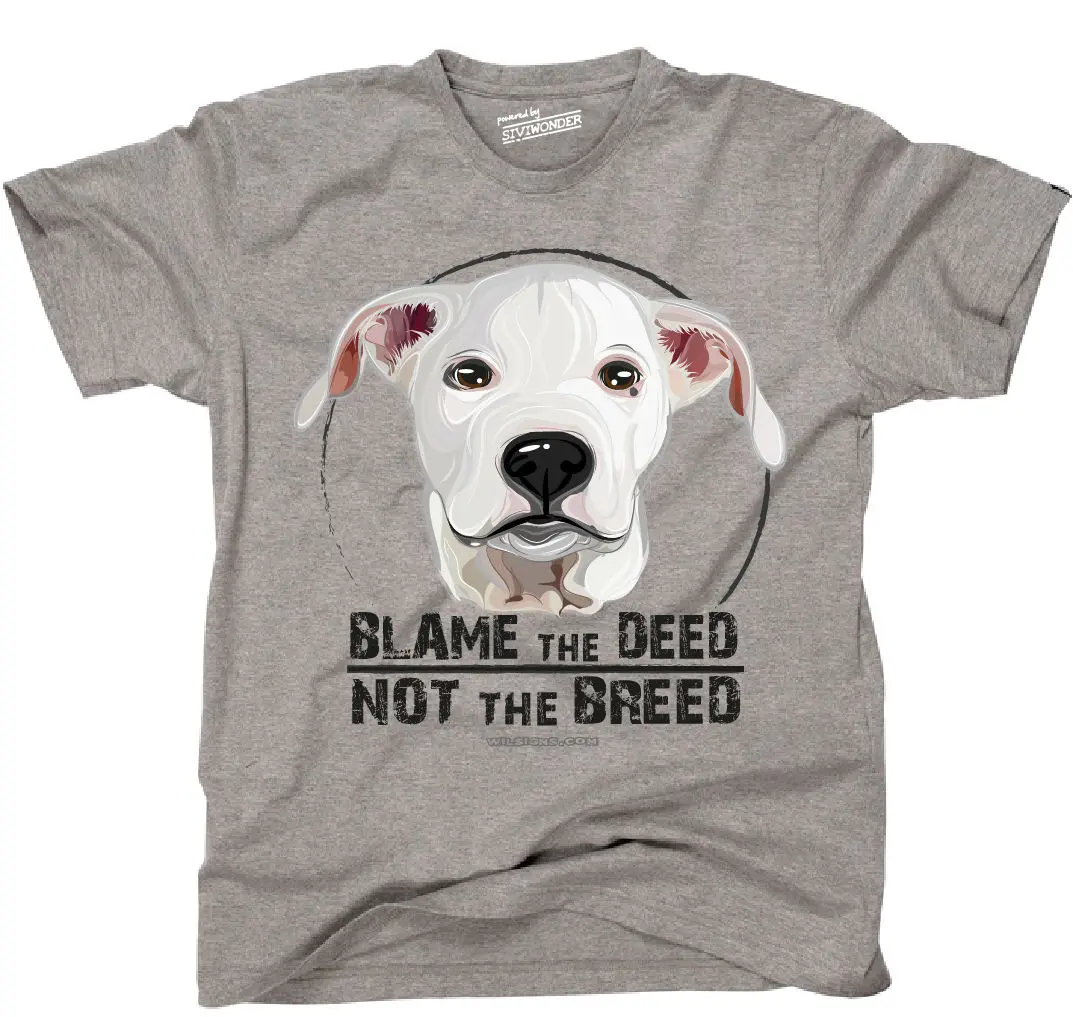 

Print Round Neck Man TWILDA T-Shirt Hunde BLAME DEED DOGO ARGENTINO by WILSIGNS Siviwonder Print T-Shirts