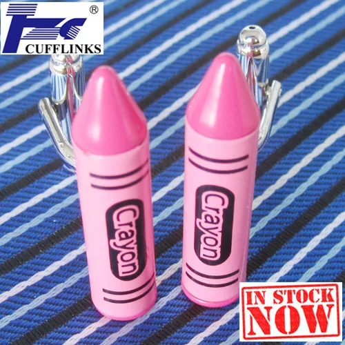 Розовый карандаш запонки 2 пары Акция