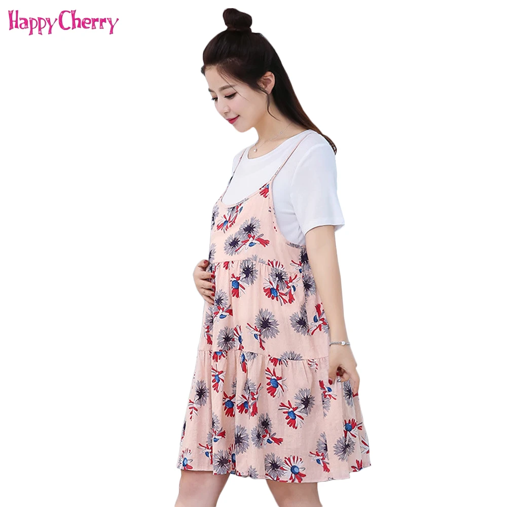 Maternity Dresses Fashion New Short Sleeve Casual Dress for Pregnant