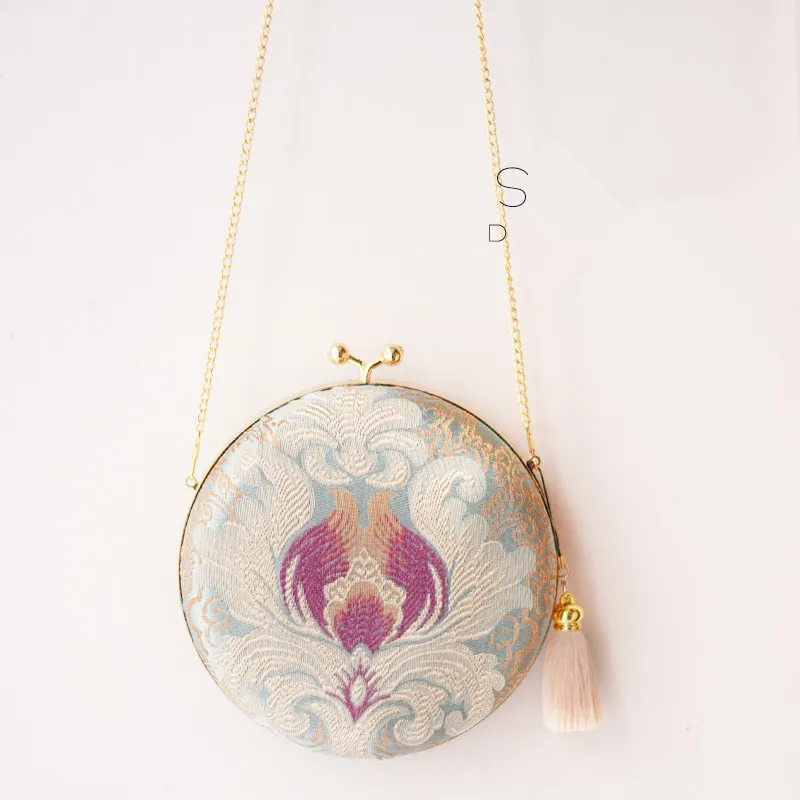 Профессионал ручной работы DIY ремесла посылка для женщин круглый мешок