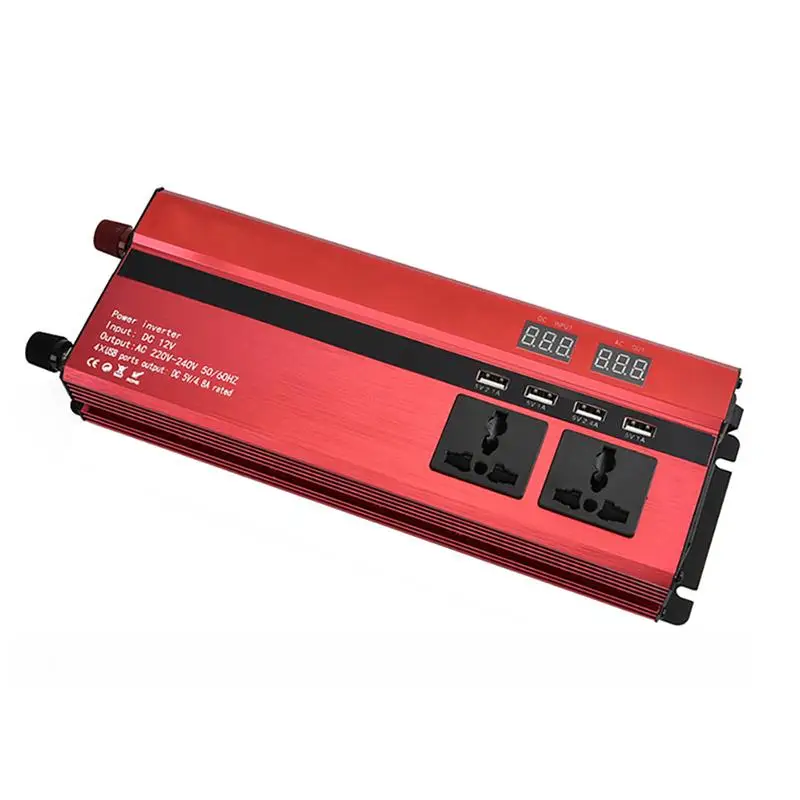 2000W DC 12V к AC 220V автомобильный инвертор Преобразователь мощности Великобритания