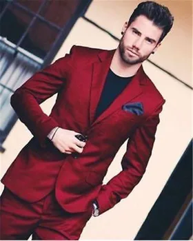 

Custom Made Men Wedding Groom Tuxedos Groomsmen Best Man Suit Party Men Tuxedo
