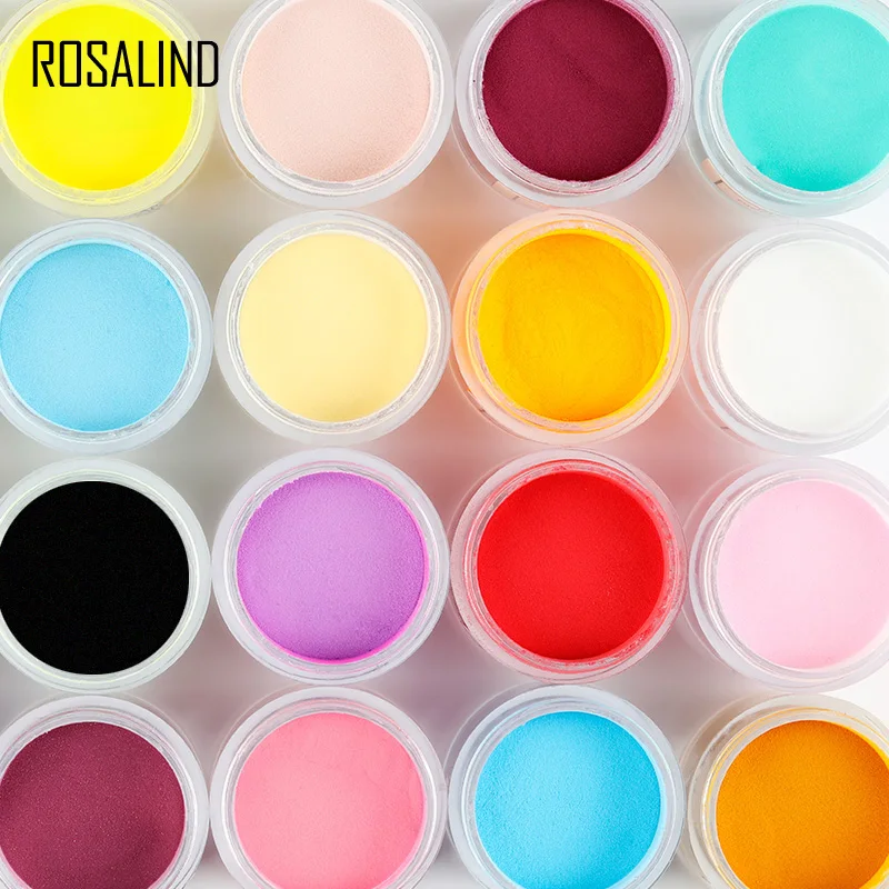 

ROSALIND 10g Dipping Powder Nail Glitter Pigment powder For Nail Gel Polish Manicure Glitter Nail Soak Glitter Sequins NRD