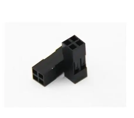 

50PCS/Lot 4 Pin 2x2 Pin 2.54mm Double Row Plastic Dupont Head Jumper Wire Cable Housing Female Pin Connector Resistor