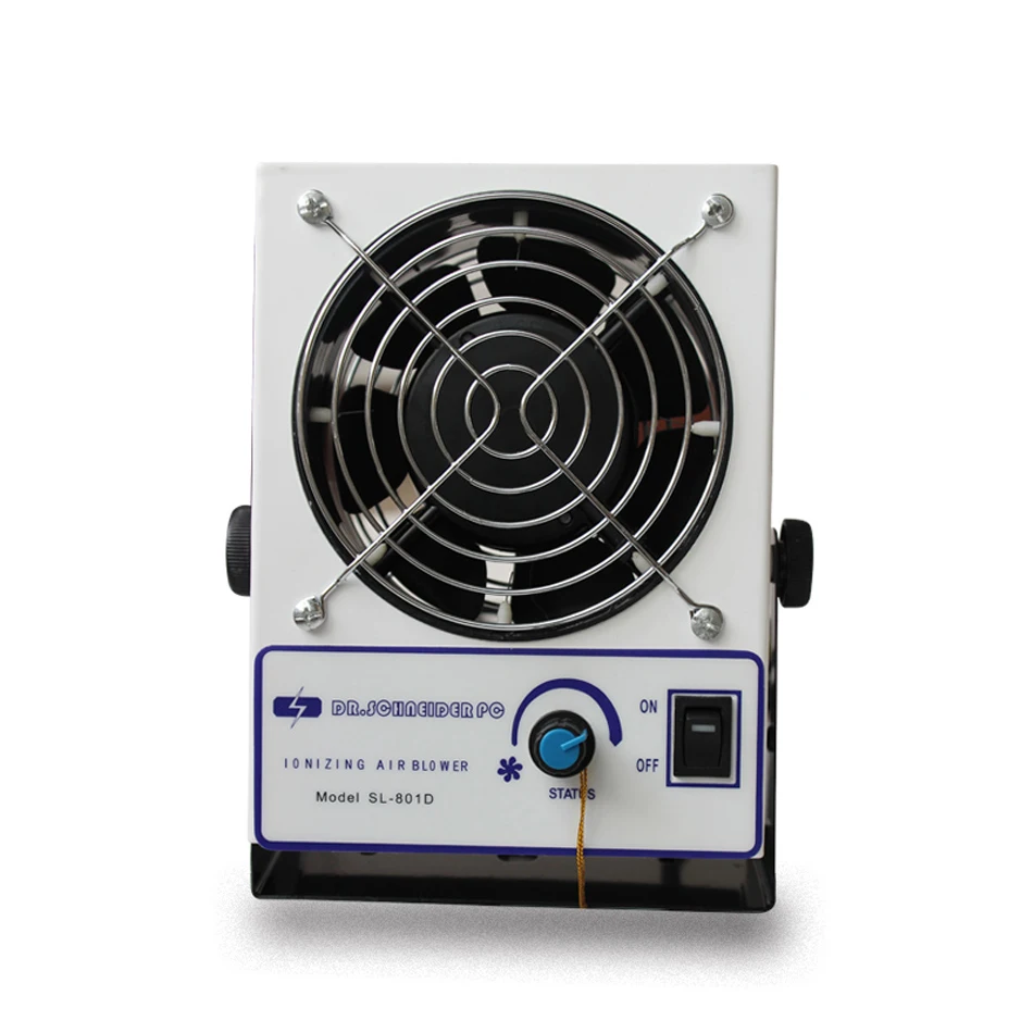 

SL-801D Lonizing Air Blowers Ionizing Ion Blower Centrifugal Fan Exaustor DC Blower Static Eliminator SiMCO XC Desktop Design
