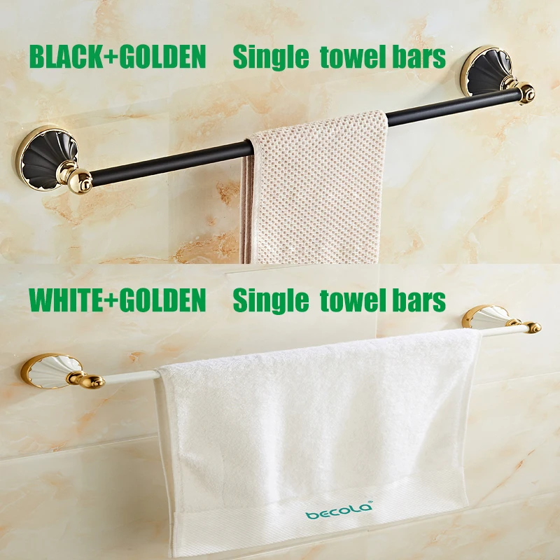 BECOLA2018 Горячая распродажа! Новые товары белый золотой один вешалка для полотенец s туалет вешалка для полотенец однополюсный черный золотой