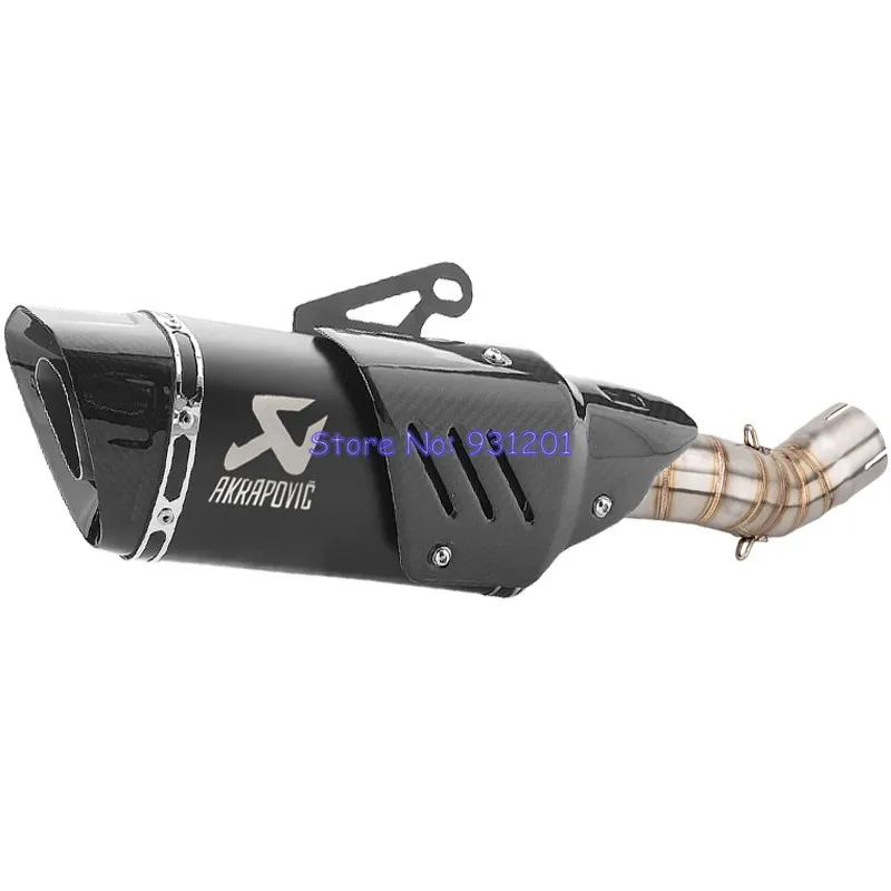 Выхлопная труба мотоцикла для Kawasaki Z900 2017 2018 2019 A2 средняя с Akrapovic глушитель