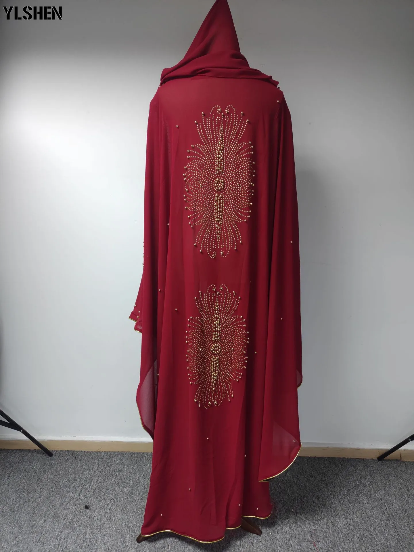 Супер размер африканские платья для женщин Дашики алмаз африканская одежда Базен Riche сексуальный роскошный халат накидка с капюшоном