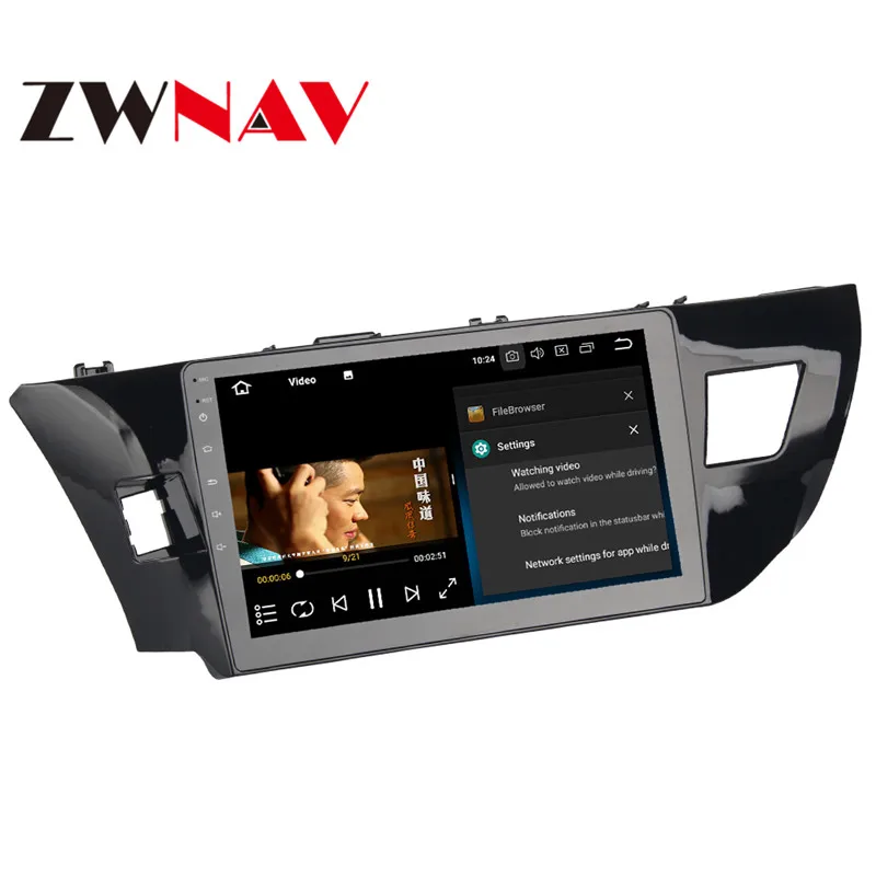 Perfect 10.2"Android 7.1 8.0 Car GPS Radio DVD Player For Toyota Corolla 2014-2016 with Octa Core 4GB+32GB Auto Stereo Multimedia Navi 12
