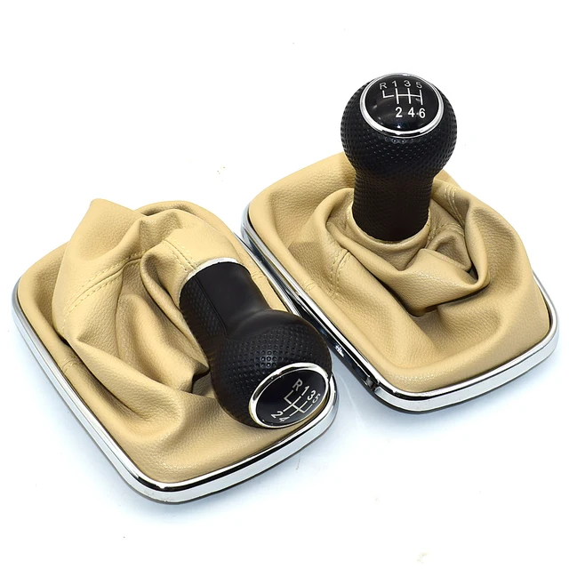 US $7.56 23mm 5 / 6 Speed Car Gear Shift Knob Lever Shifter Gaitor Boot For Volkswagen VW 1999-2004 Golf 4 I