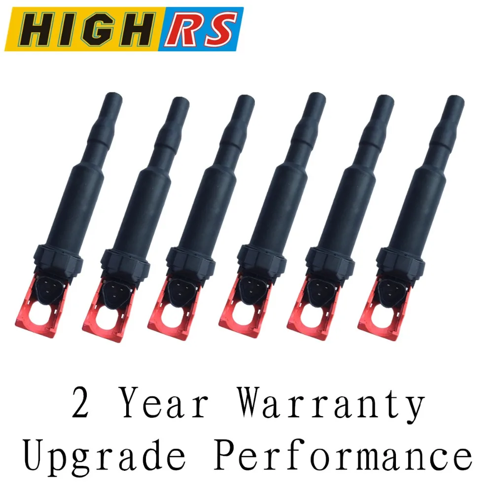 Катушки зажигания для BMW E46 E60 E82 E83 E84 E85 E90 E91 E92 6 производительностей набор катушек