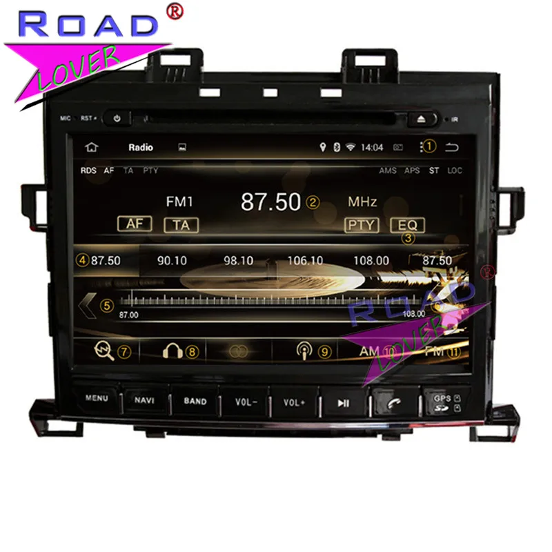 Sale Car Radio Android 9.0 Multimedia DVD Player Octa Core Autoradio For Toyota Alphard 2007- Stereo GPS Navigation 2 Din Navi Unit 2