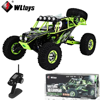 شراءJJRC/Wltoys 10428 2.4G 1:10 مقياس 1:10 4WD RC الصخور متسلق التحكم عن بعد الكهربائية البرية المسار Warrior سيارة VS 12428