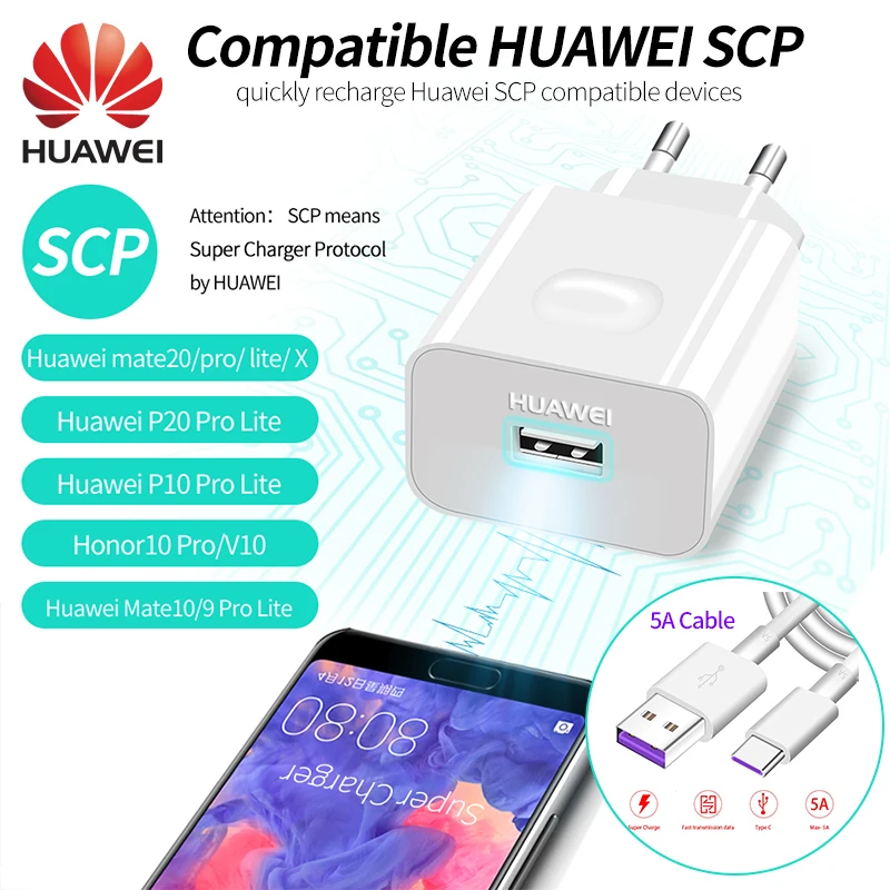 

Huawei mate20 Pro P20 pro Fast Charger 100% Original 5V4.5A 5A USB Type C Cable P10 P9 Plus Lite Mate10 Mate9 Pro Lite Nova 3e