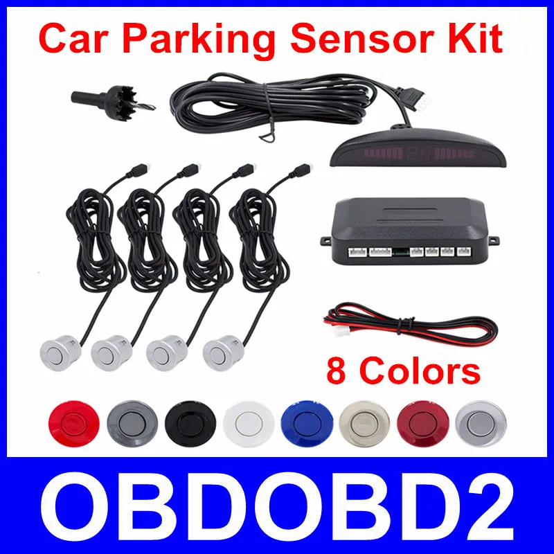 Car Auto Parking LED Parking Sensor With 4 Sensors Reverse Backup Car