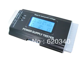 

Free shipping III Multifunction Digital LCD PC Computer PC LCD Power Supply Tester ATX/BTX/ITX/TFX 20 24 PIN 4 SATA HDD Testers
