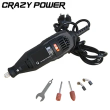 CRAZY POWER Mini Drill Grinder DIY Electric Hand Drill Machine with Accessories Variable Speed Dremel Rotary Engrave Grinder