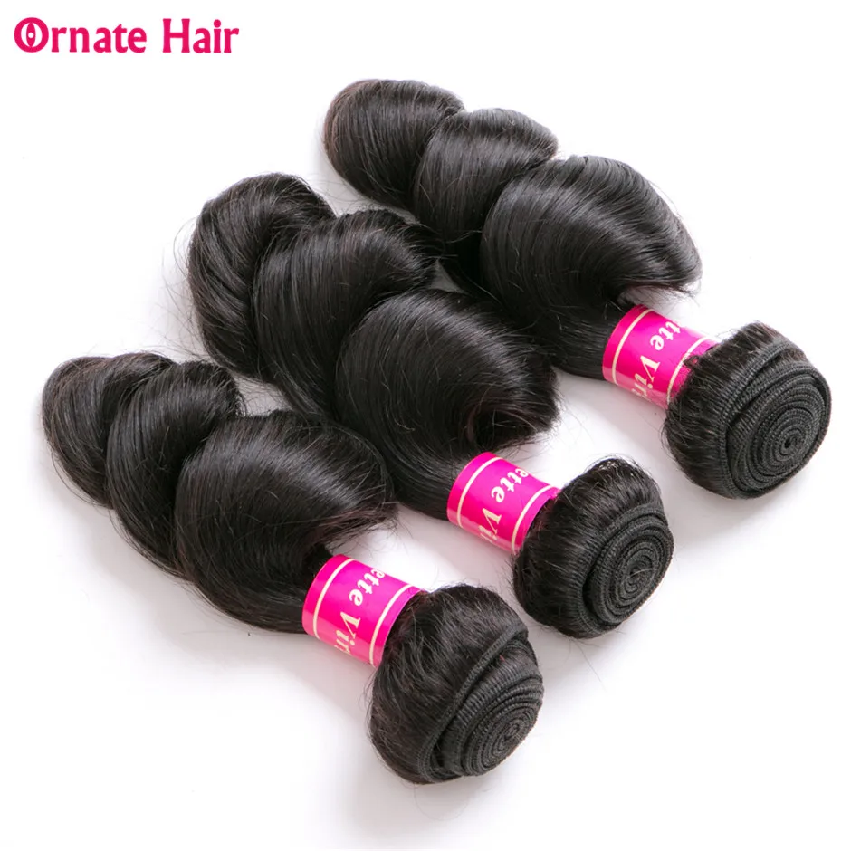 Orante Brazilian Loose Wave Bundles 100% Human Hair Bundles 8-26inch Non Remy Hair Weave Extension Can Buy 3 Or 4 Bundles