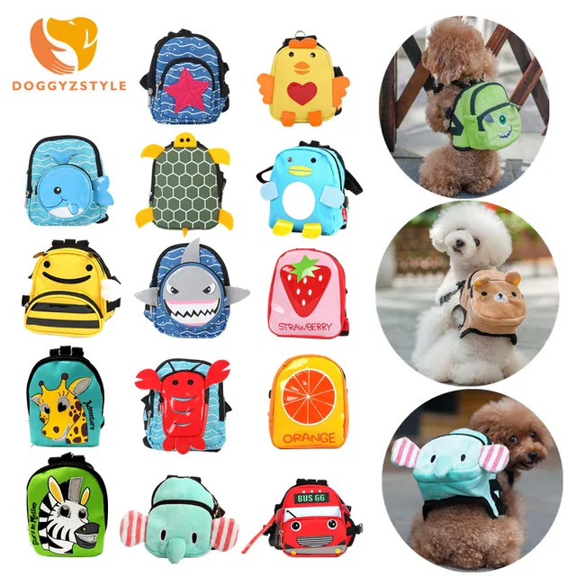 Buy DOGGYZSTYLE Cartoon Carrier Bag Pet Dog Backpack Puppy Pets Cat School Bag