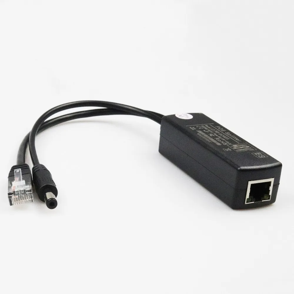 Изолированный 12 V 2A IEEE802.3AF 100 м разделитель PoE сетевой Rj46 разъем Мощность Ethernet Мини ПК, Wi-Fi маршрутизатор Мощность Over Ethernet