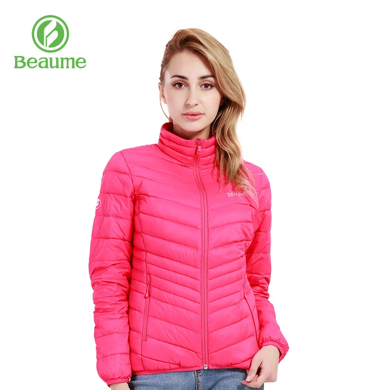 

Beaume Super Light outdoor Jacket for Winter Women's Down Jacket Coat for Couple Hiking&Climbing 64272 Purple red