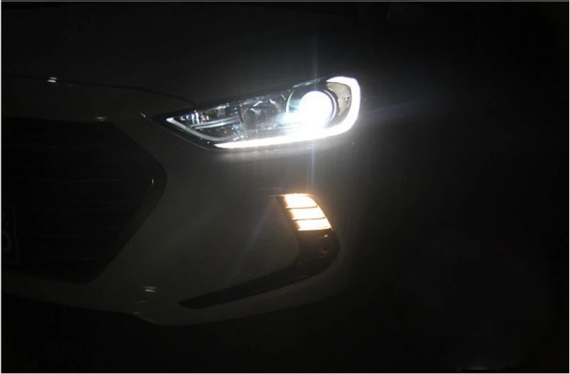 1 шт. HID,~, автомобильный Стайлинг, фары для HUNDAI Elantra, Solaris, accent, Elantra, Genesis, i10, i20, santa fe, lantra; Elantra Головной фонарь