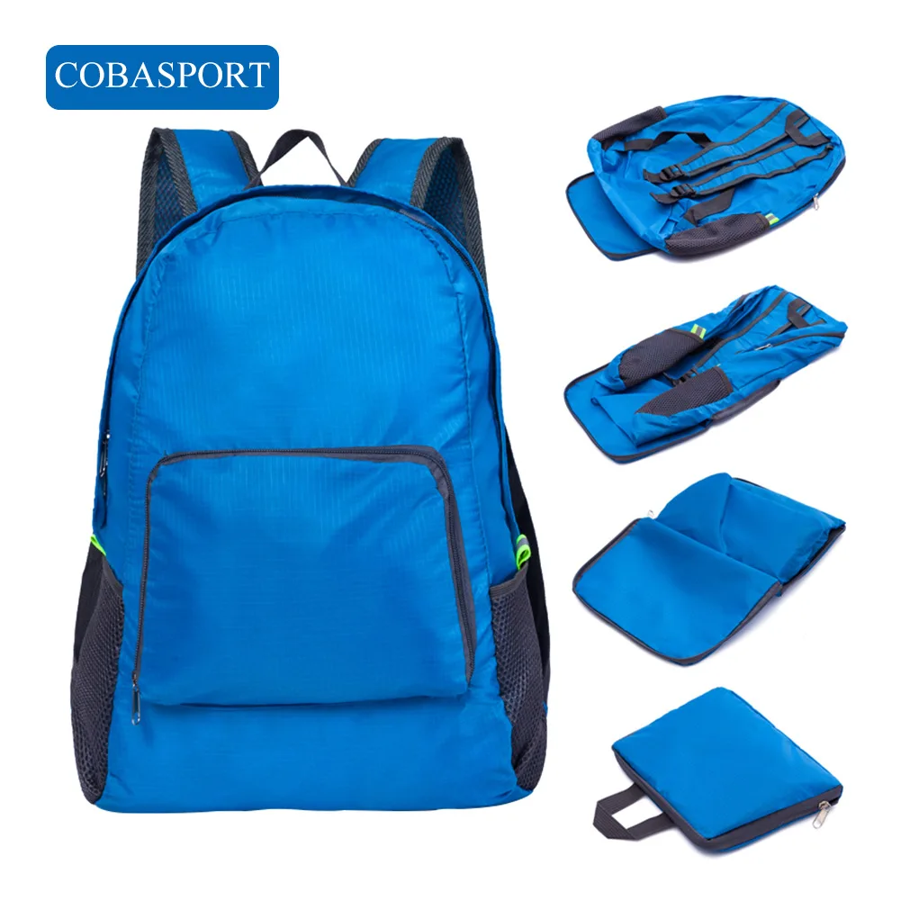 

COBASPORT New Korean Version Outdoor Travel Backpack Toilet bag Nylon Foldable Shoulder Bag Skiing Bags Sport Bags