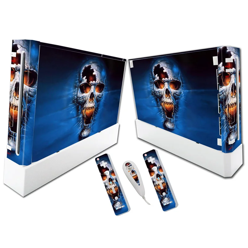 

Free Drop Shipping Vinyl Decal Skin Sticker Anime for Wii Console and Controller