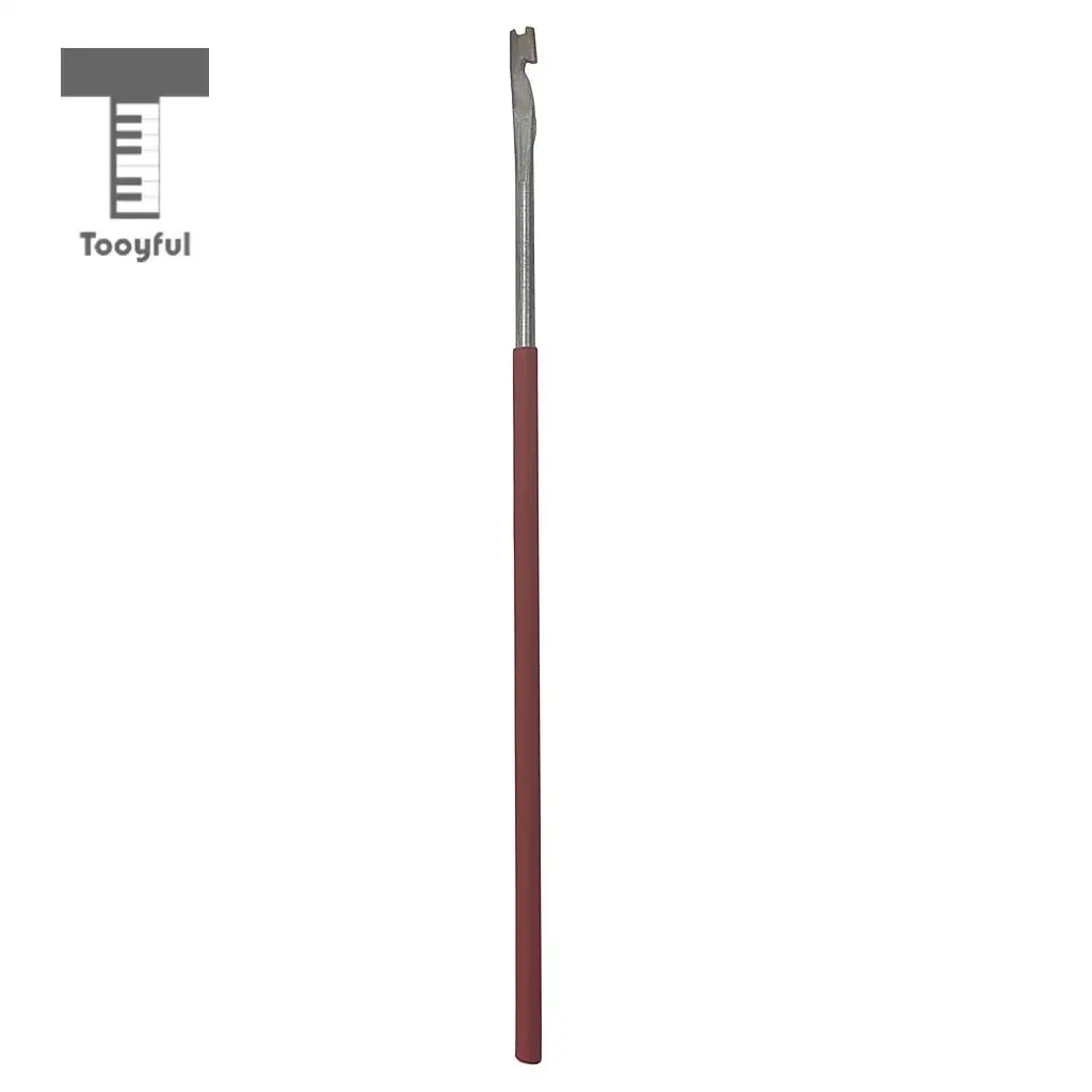 Tooyful Orchestral Instrument Iron Reed Needle Spring Hook for Clarinet Flute Basson Piccolo Saxophone Repair Tool 12.7cm