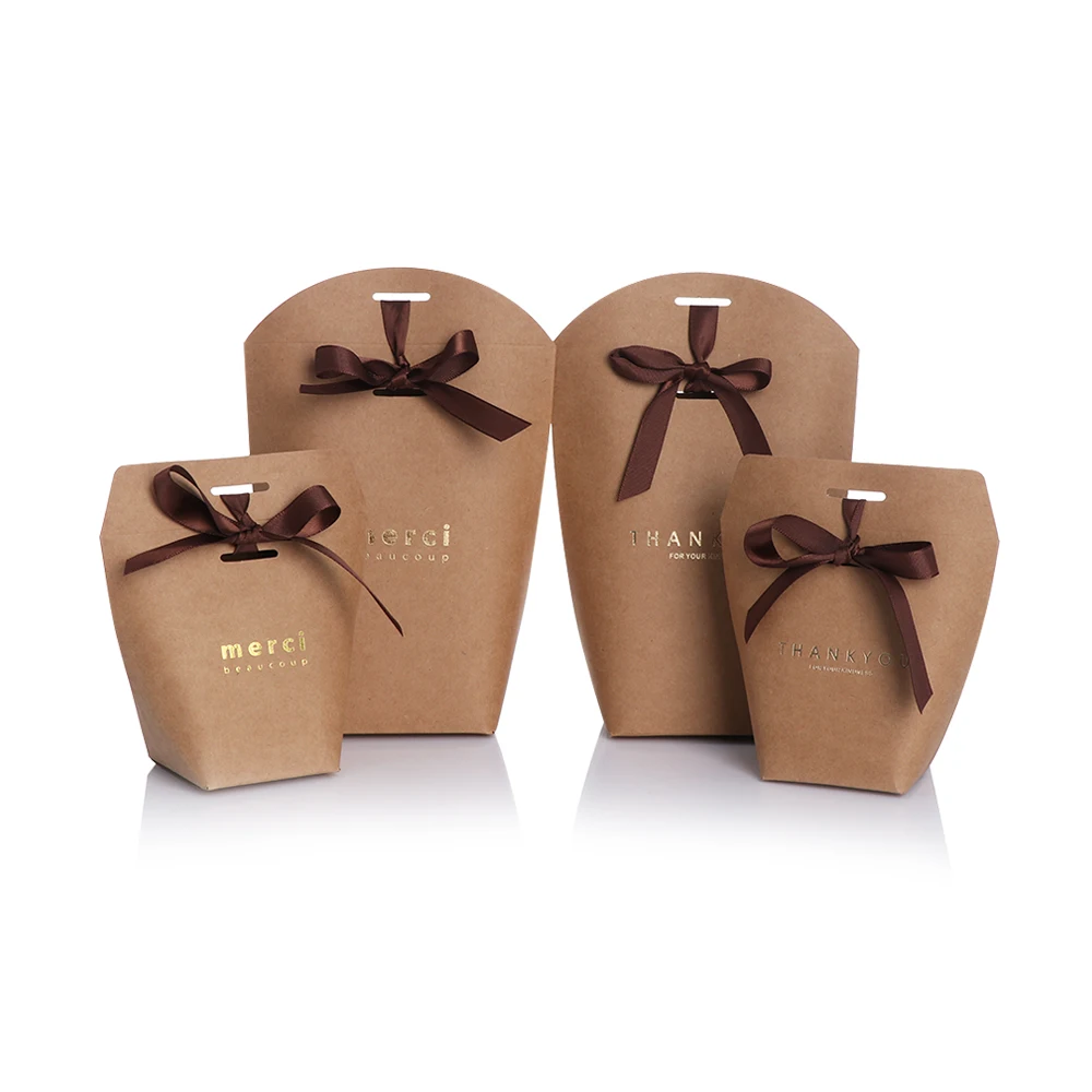 Candy Bag French 2 шт. черно-белая бронзовая Подарочная коробка вечерние сумки на день