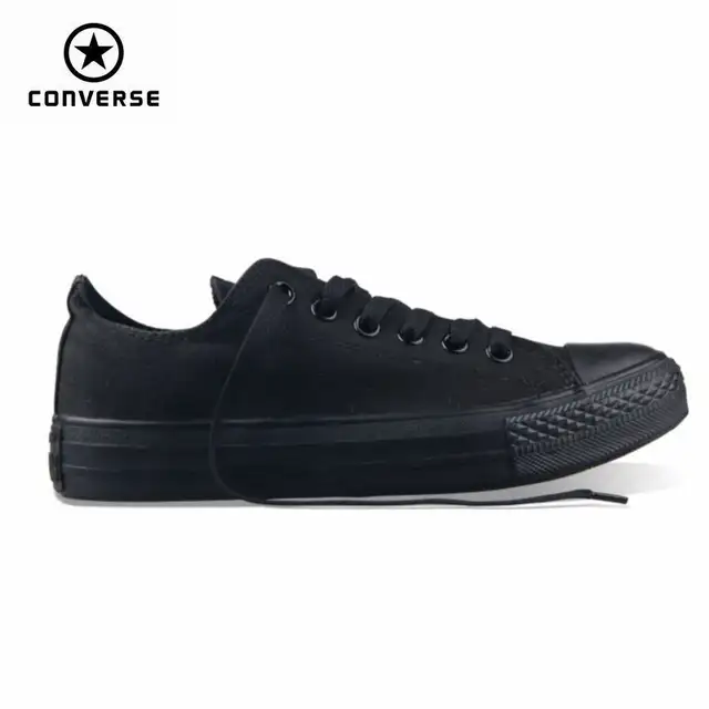 converse full black sneakers