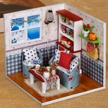 Деревянный обувь для девочек кукла домашняя мебель Diy 3D Miniaturas собрать кукольный домик игрушечные лошадки детей подарки на День Рожде