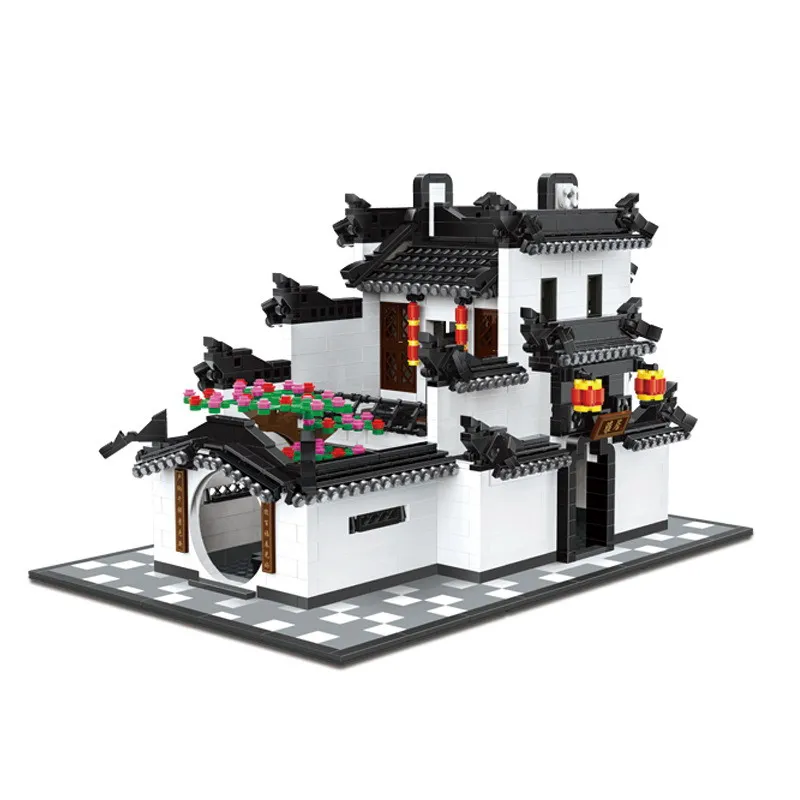 

5310 Wange Architecture The China Traditional Style Model Building Blocks Enlighten Figure Toys For Children Christmas Gift
